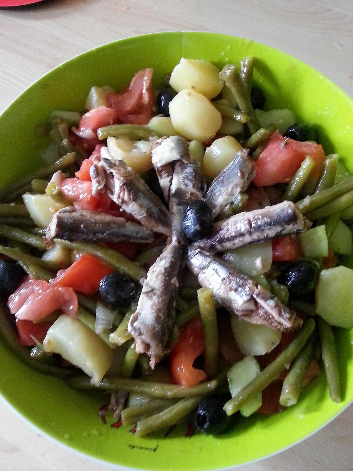 recette Salade "niçoise" façon Sassou