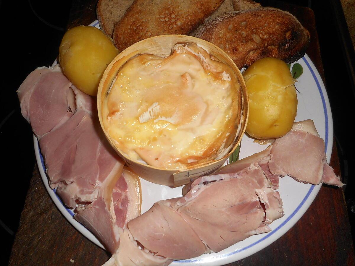 recette Fondue vacherin mont d or jambon a l os