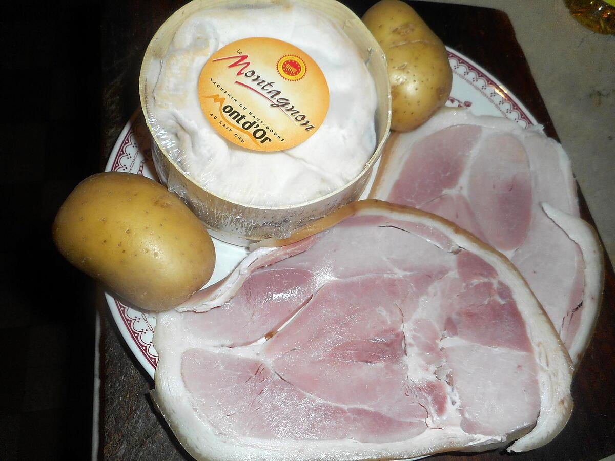 recette Fondue vacherin mont d or jambon a l os