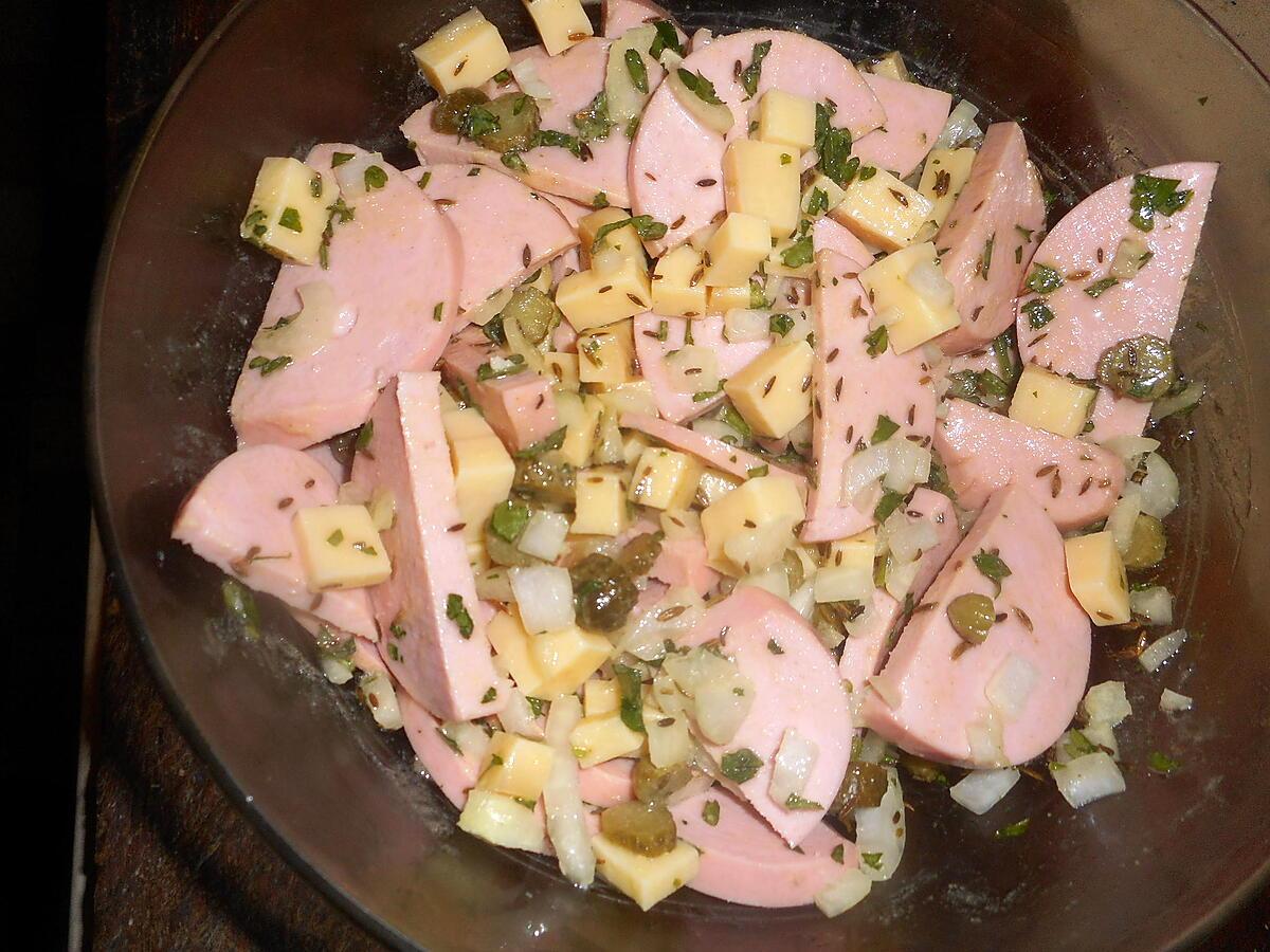 recette Salade de cervelas au comté