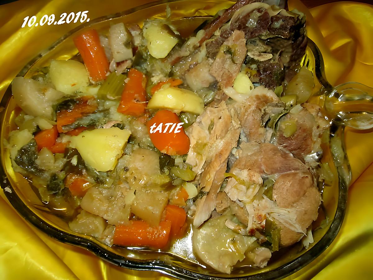 recette Pot au feu .rouelle de porc.