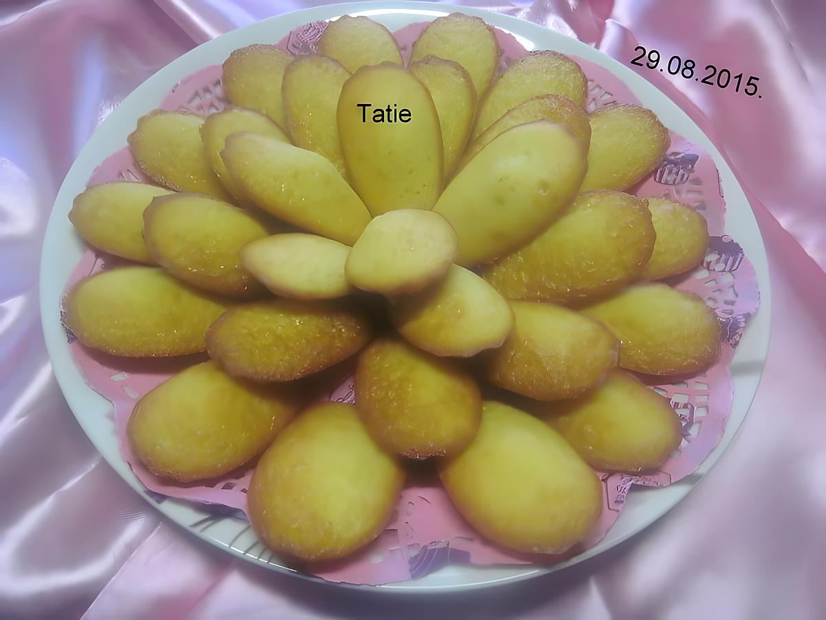 recette Madeleines au citron.