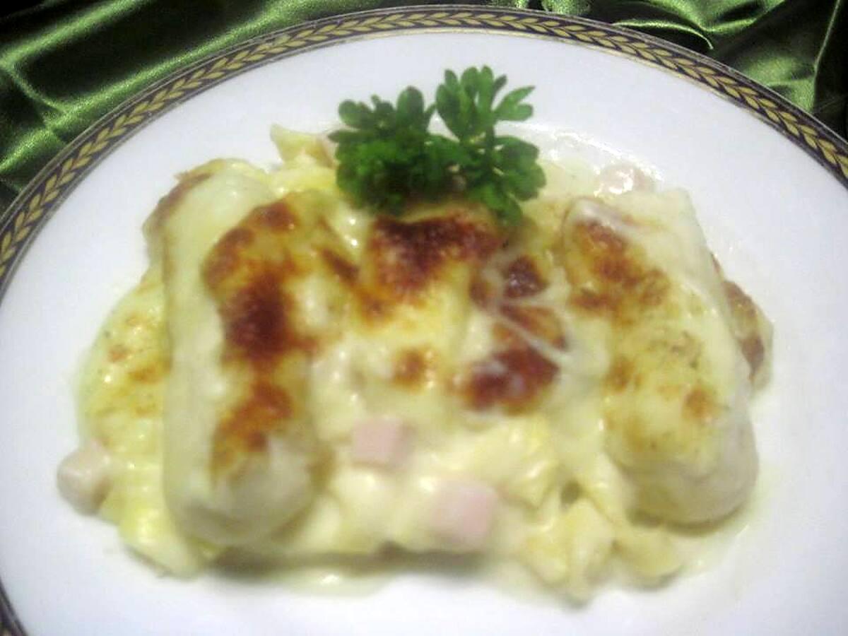 recette Tagliatelles aux quenelles nature.mozzarella.