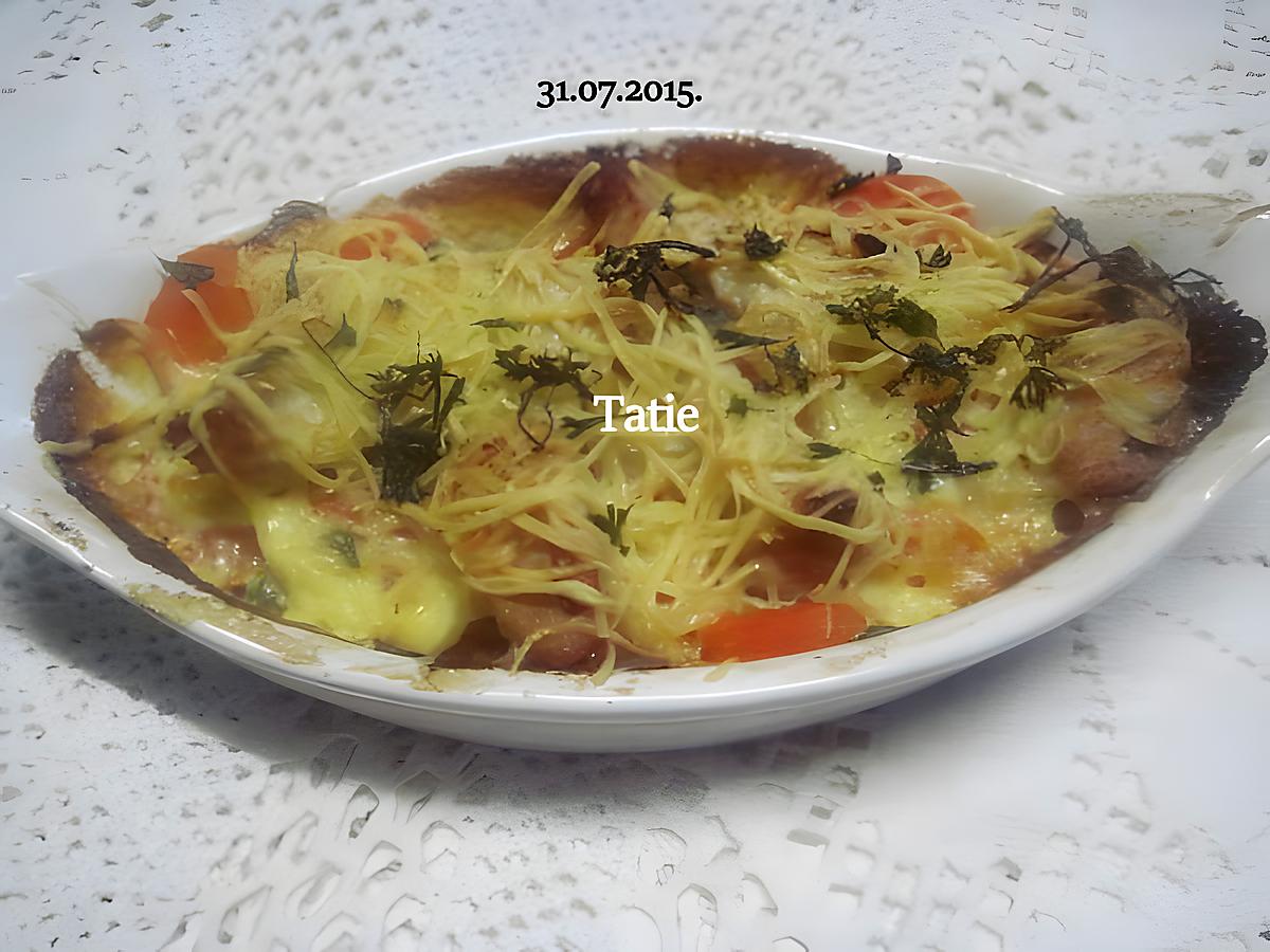 recette Gratin de carottes au poulet.