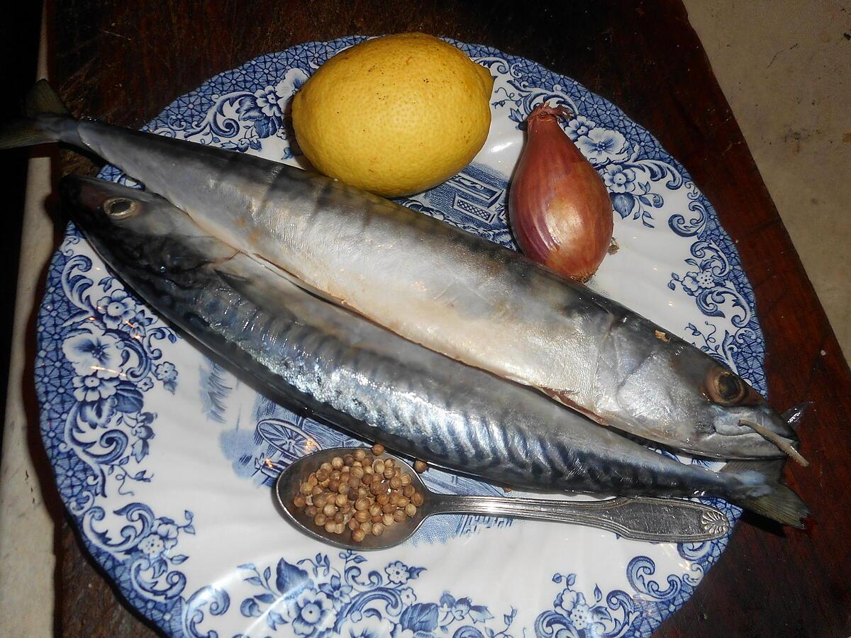 recette Filets de maquereau marinés a l huile d olive et au citron