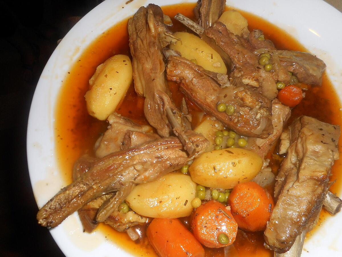 recette Poitrine d agneau en ragout