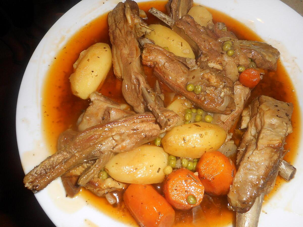 recette Poitrine d agneau en ragout