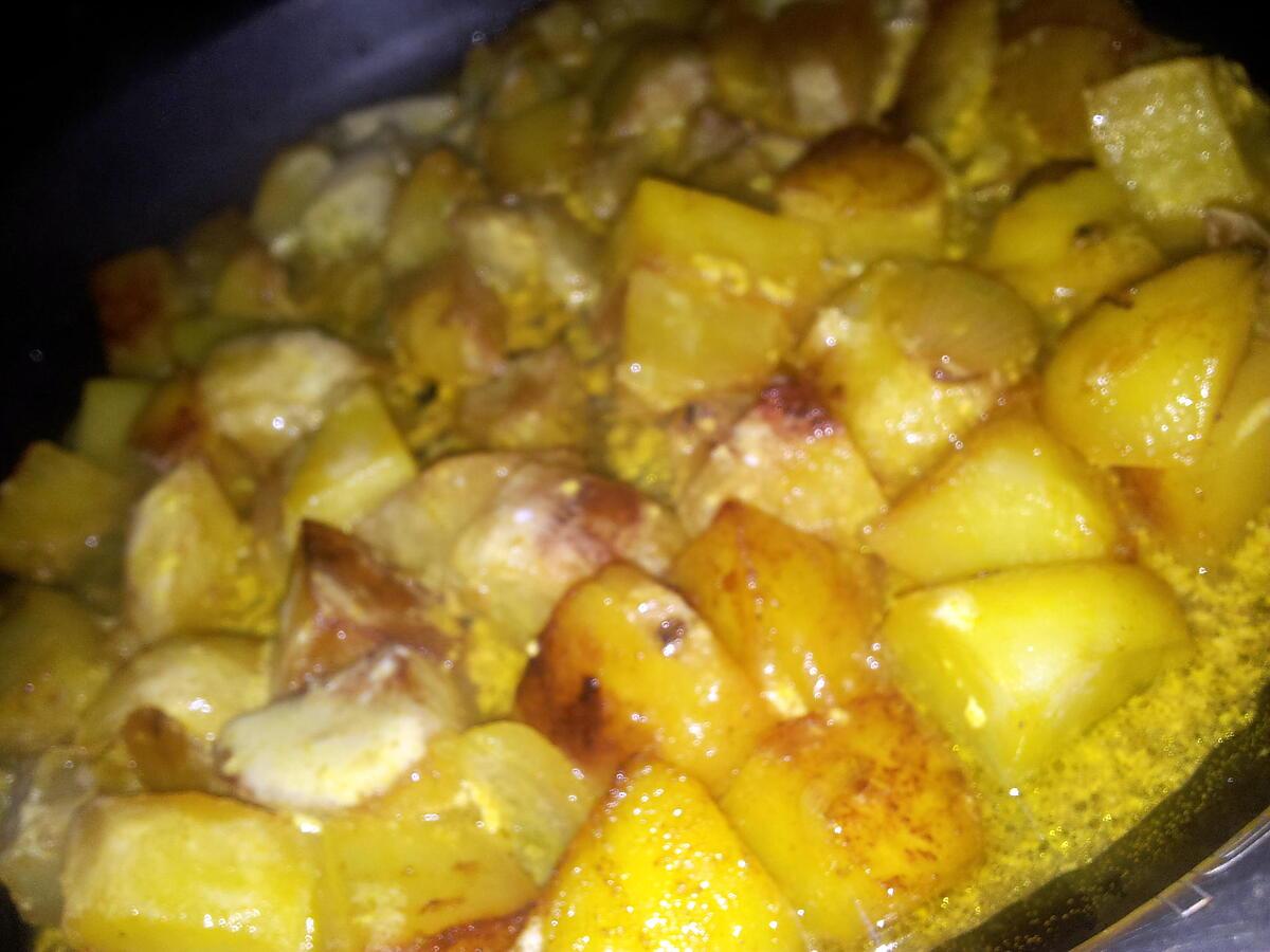 recette Poêlée de pommes de terre tandorri