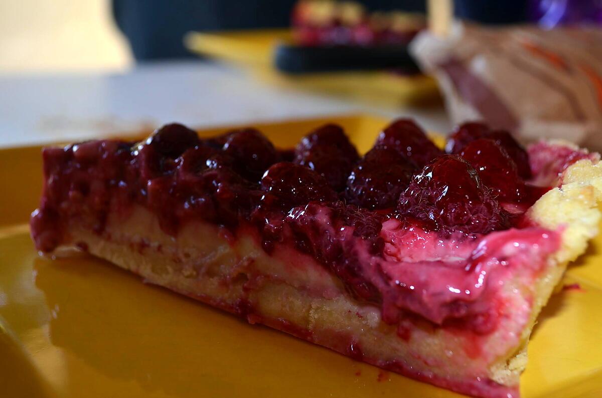 recette TARTE AUX FRAMBOISES