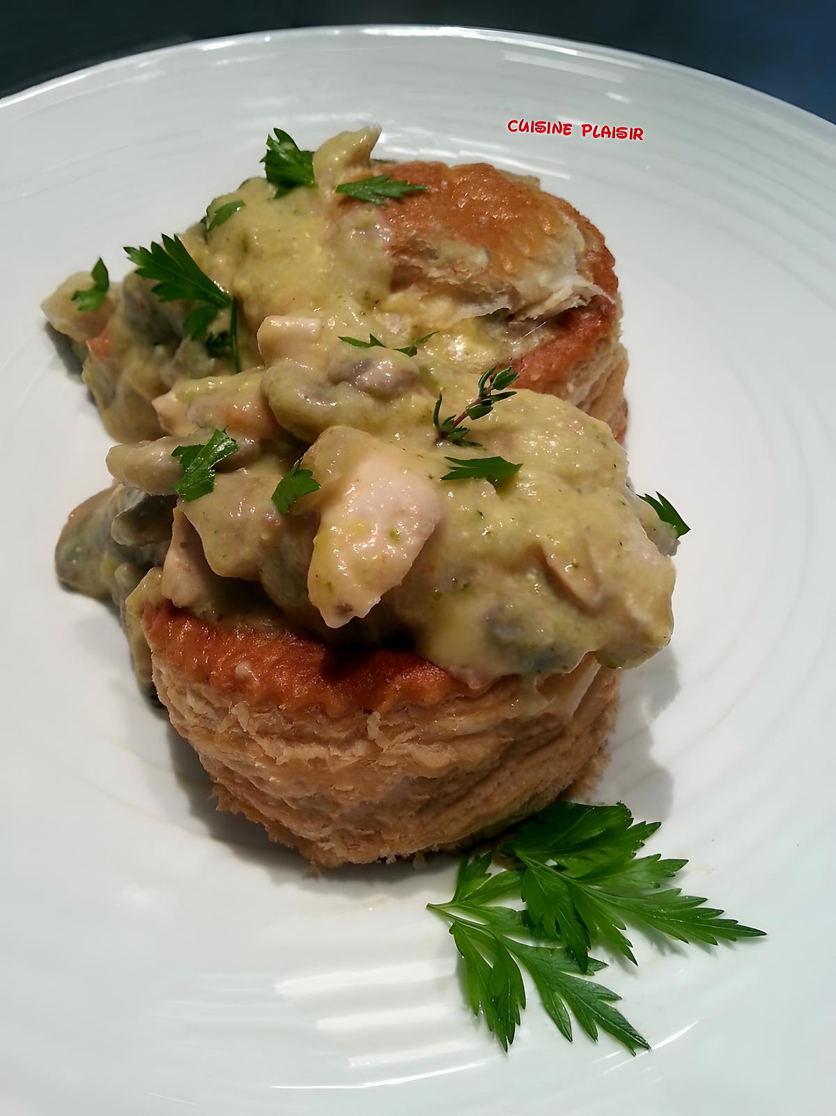 recette Bouchées à la reine (vol au vent)... Et reste de brocoli