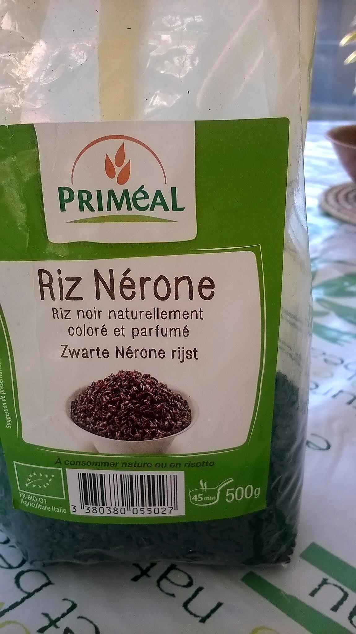 recette cote de boeuf et son riz noir  nérone