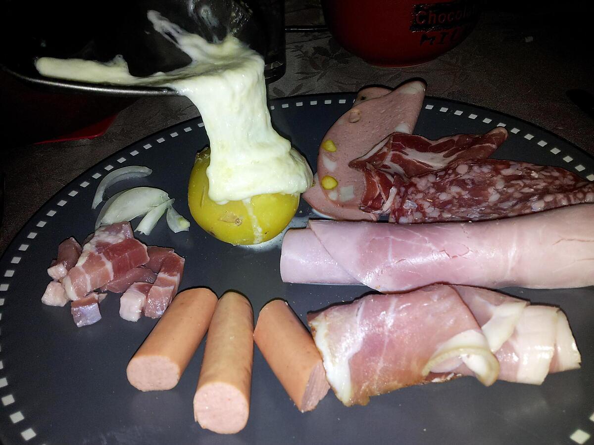 recette Raclette à la mozzarella