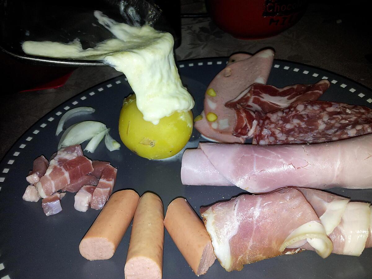 recette Raclette à la mozzarella