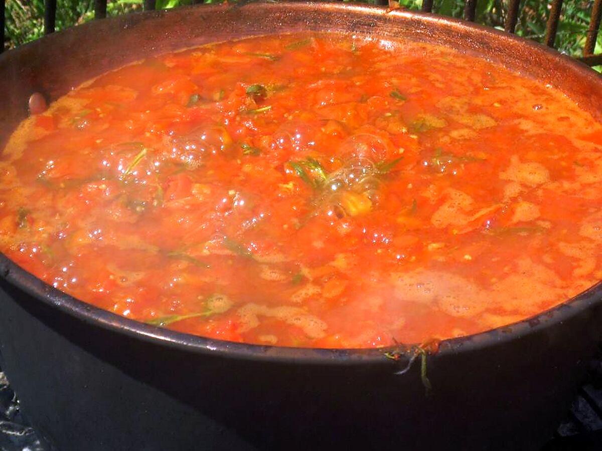 recette Sauce tomates à la sarriette.