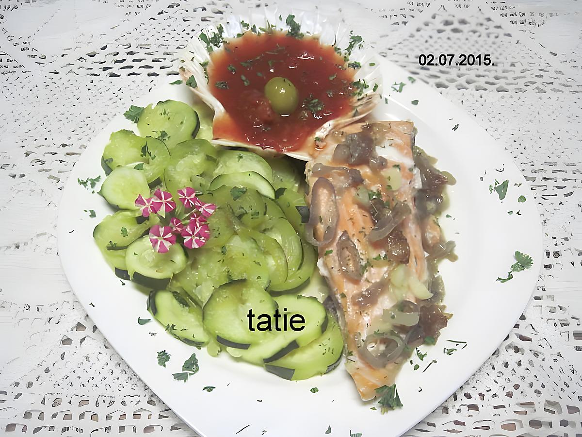 recette Pavé de truite aux échalotes.