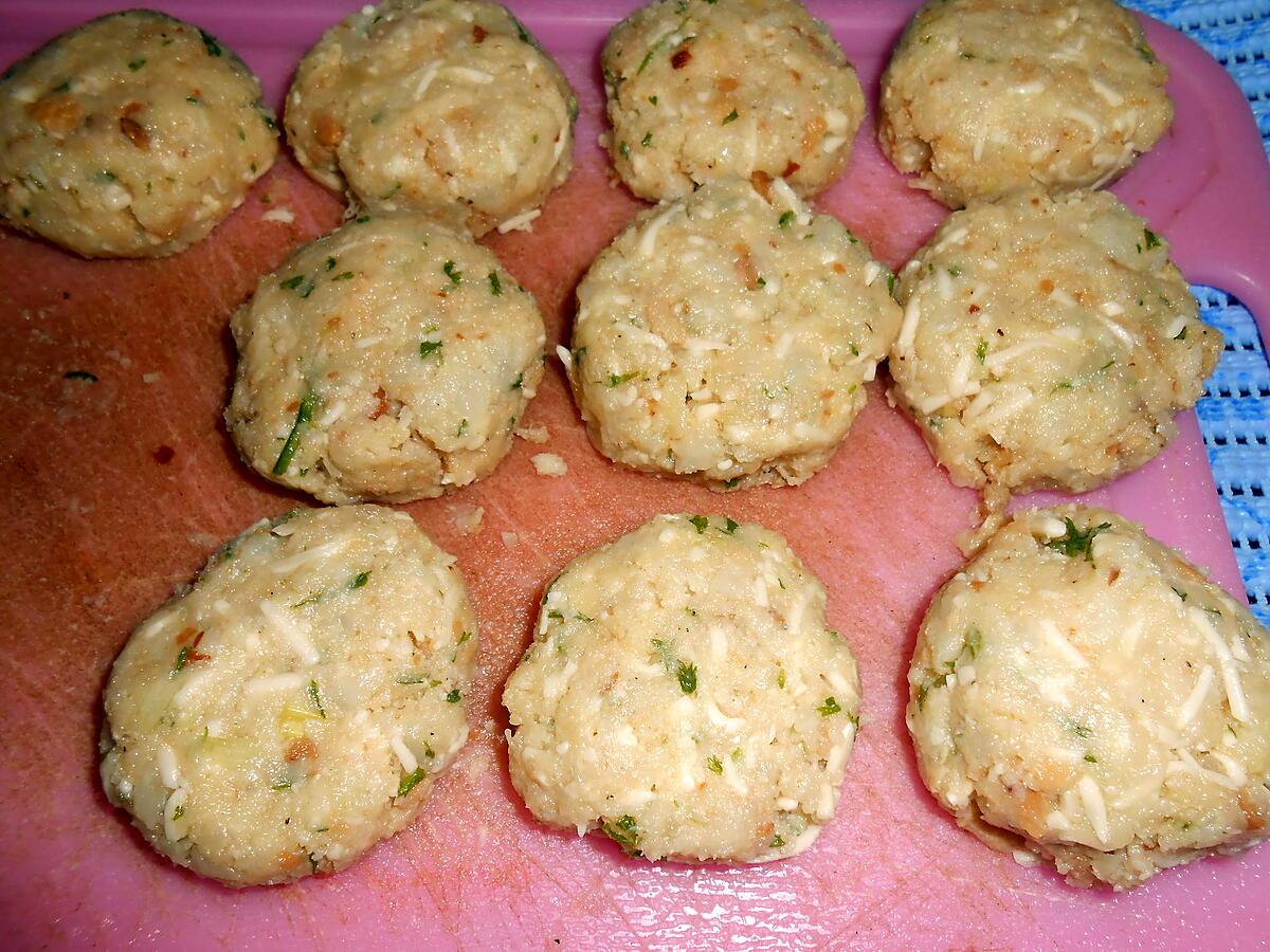 recette CROQUETTES DE CHOU FLEUR