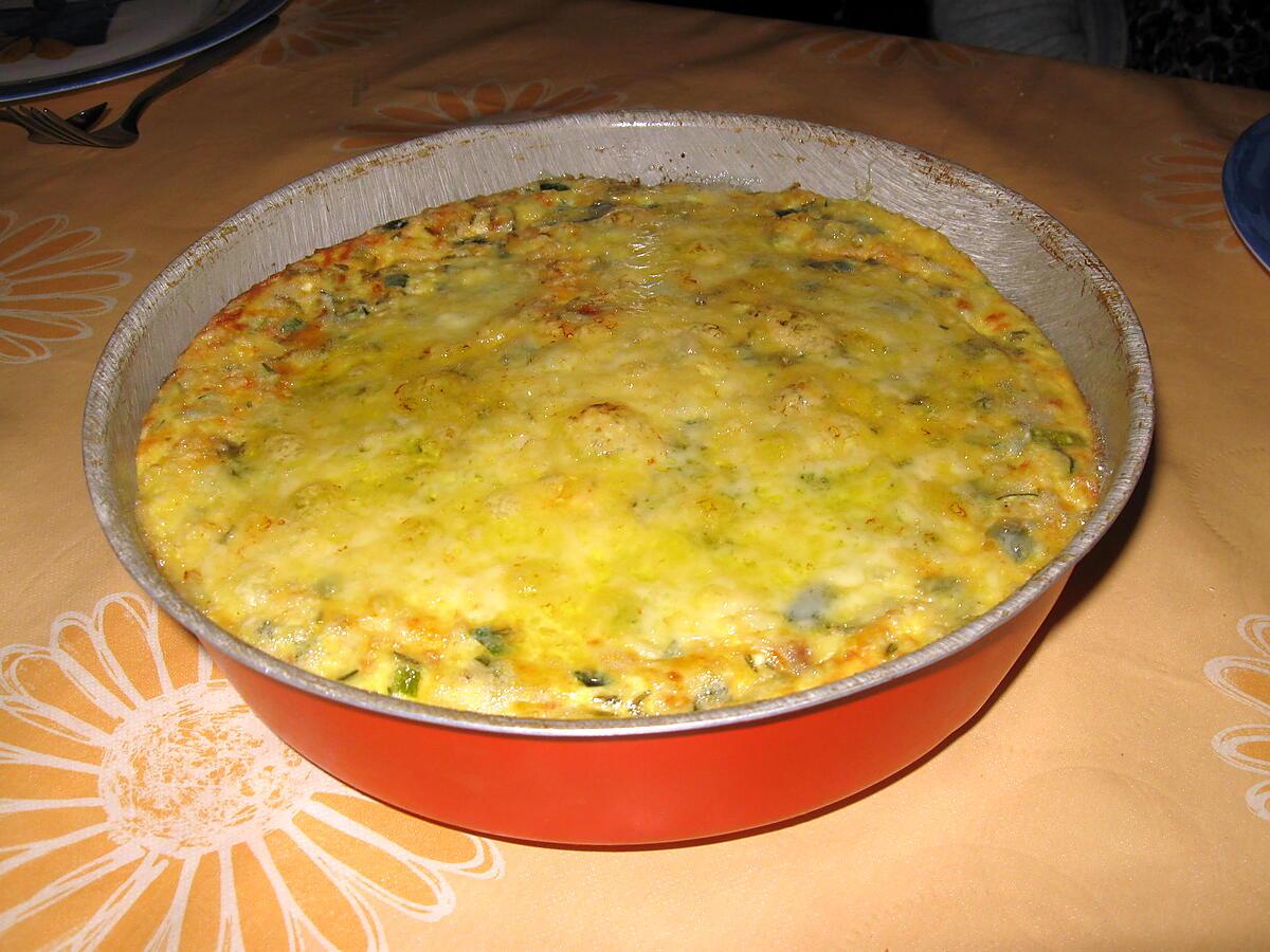 recette Flan de courgettes au thym