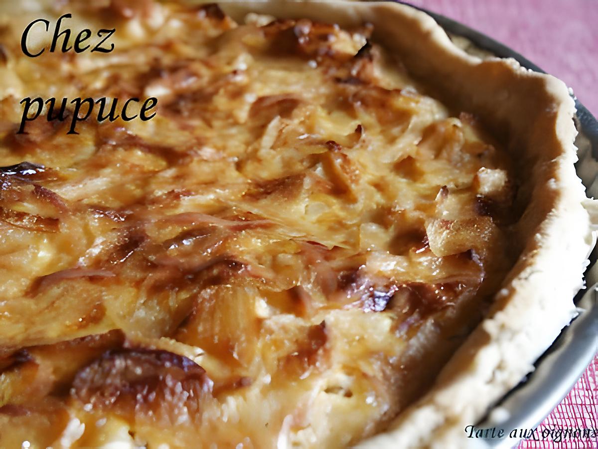 recette Tarte aux oignons