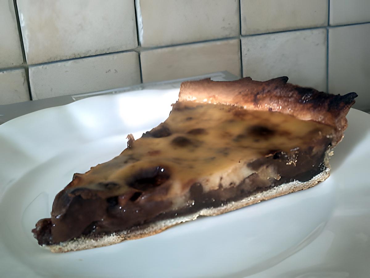 recette TARTE CHOCO-BANANE