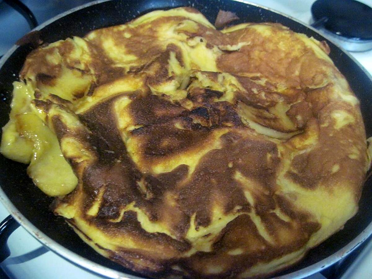 recette Omelette aux pommes.