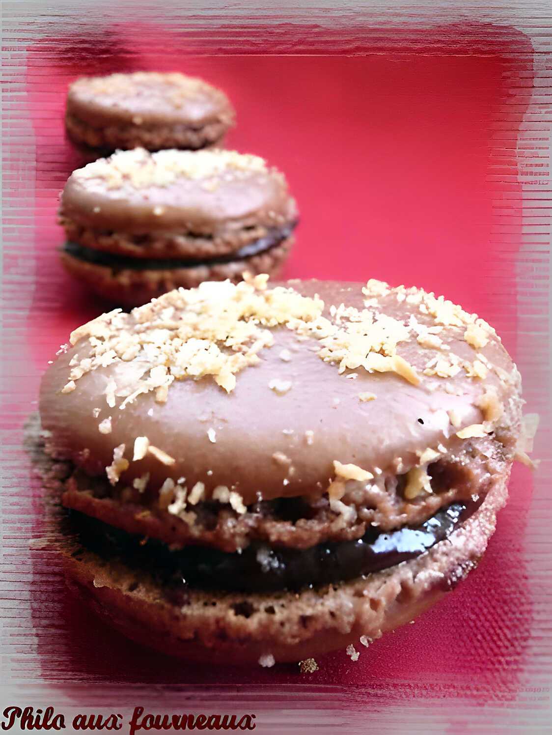 Ganache Macaron Au Chocolat