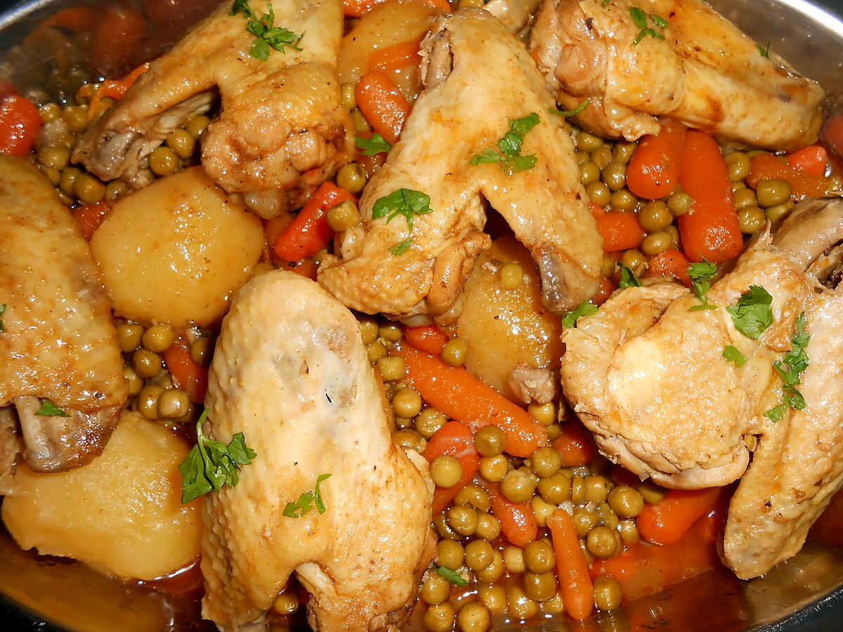 recette AILES DE POULET ALLA CONTADINA (PAYSANNE)