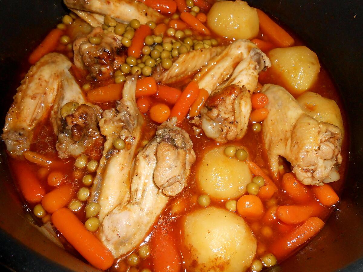 recette AILES DE POULET ALLA CONTADINA (PAYSANNE)