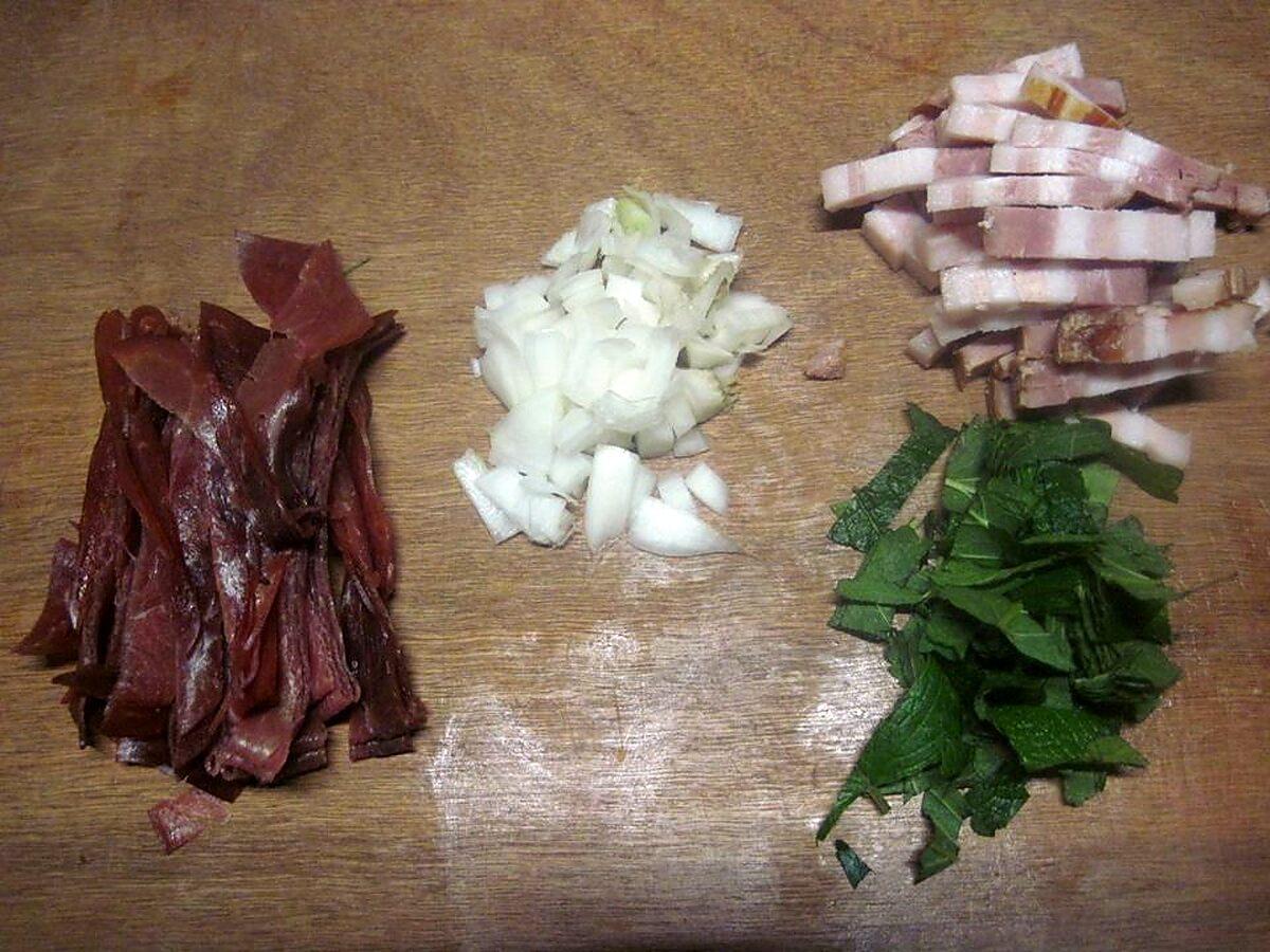 recette Boulgour aux légumes et jambon cru.