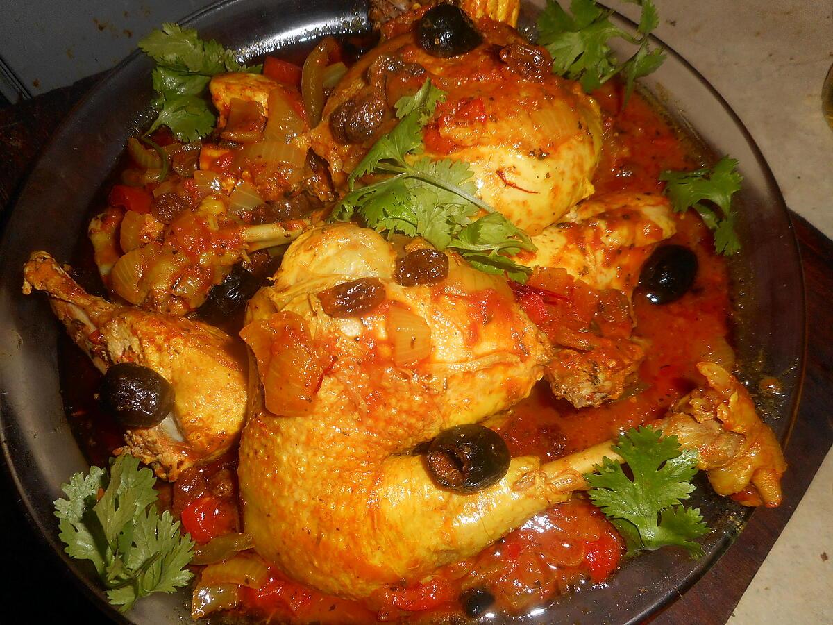 recette Poulet a la grecque