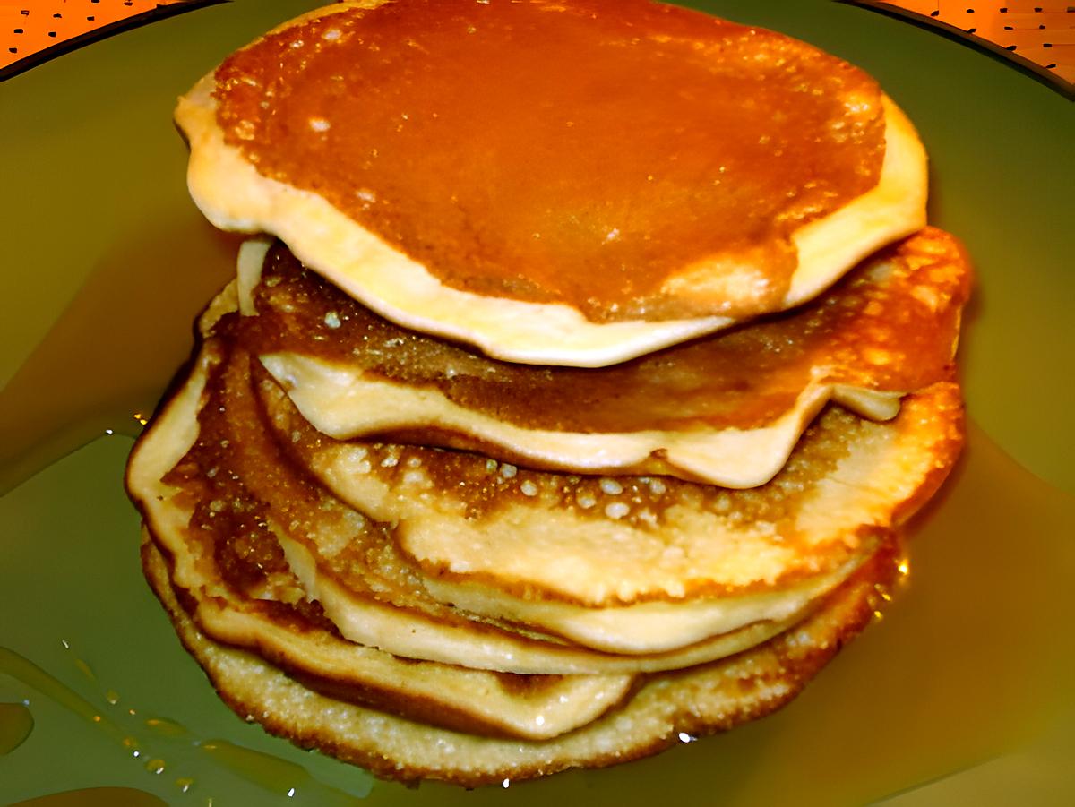 recette Pancakes aux sirop d'erable( Très fàcile a faire)