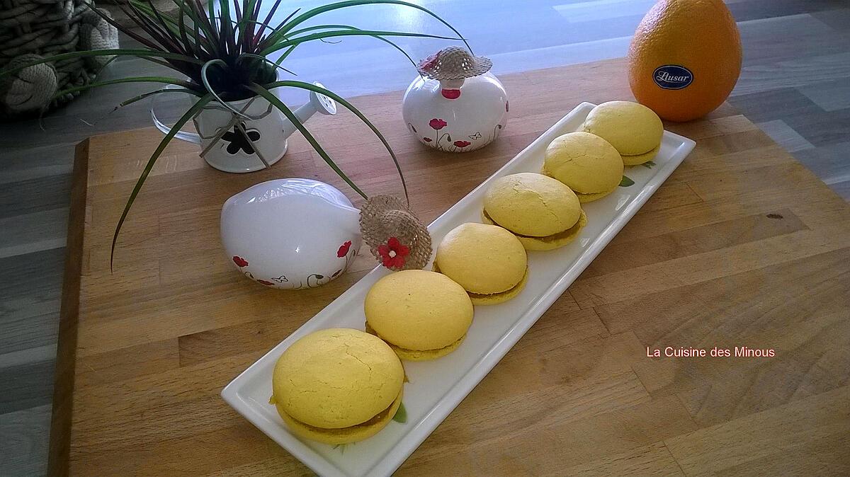 recette Macaron à l'orange