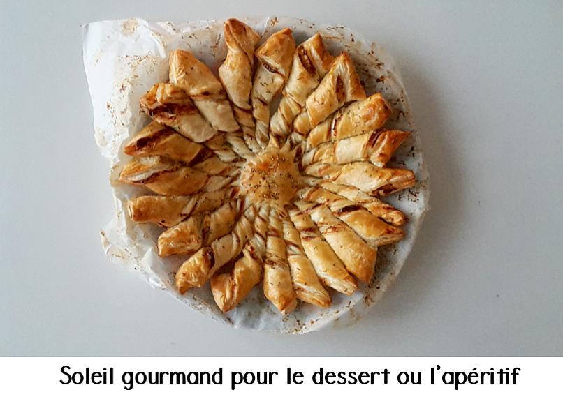 recette Soleil gourmand pour le dessert ou l'apéritif