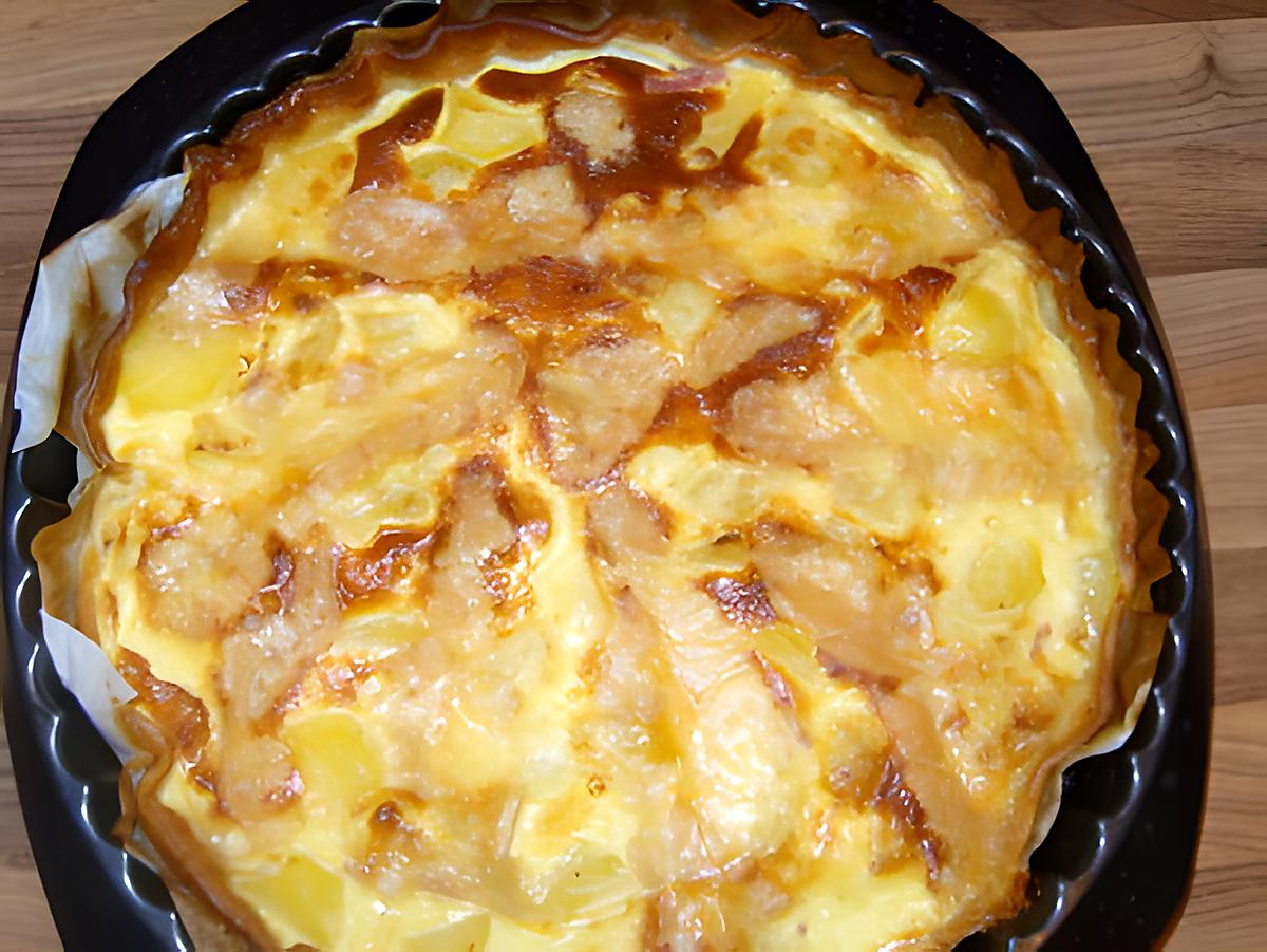 recette Quiche au munster