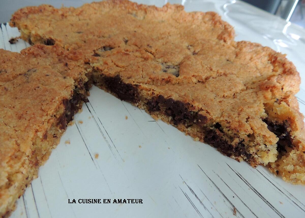 recette Cookie géant au chocolat