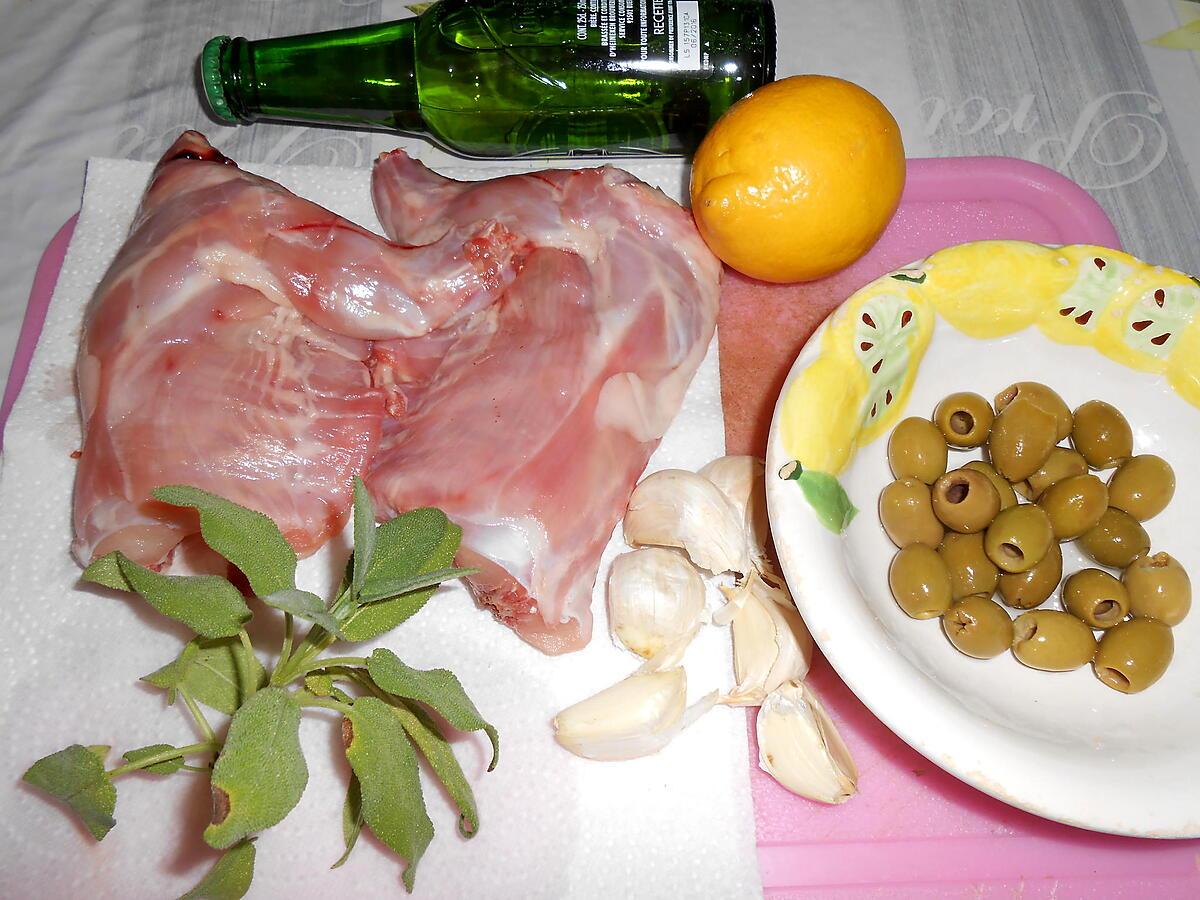 recette LAPIN AU FOUR CITRON ET SAUGE