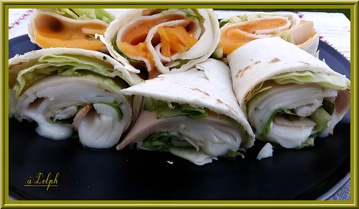 recette Wrap express façon croque-monsieur