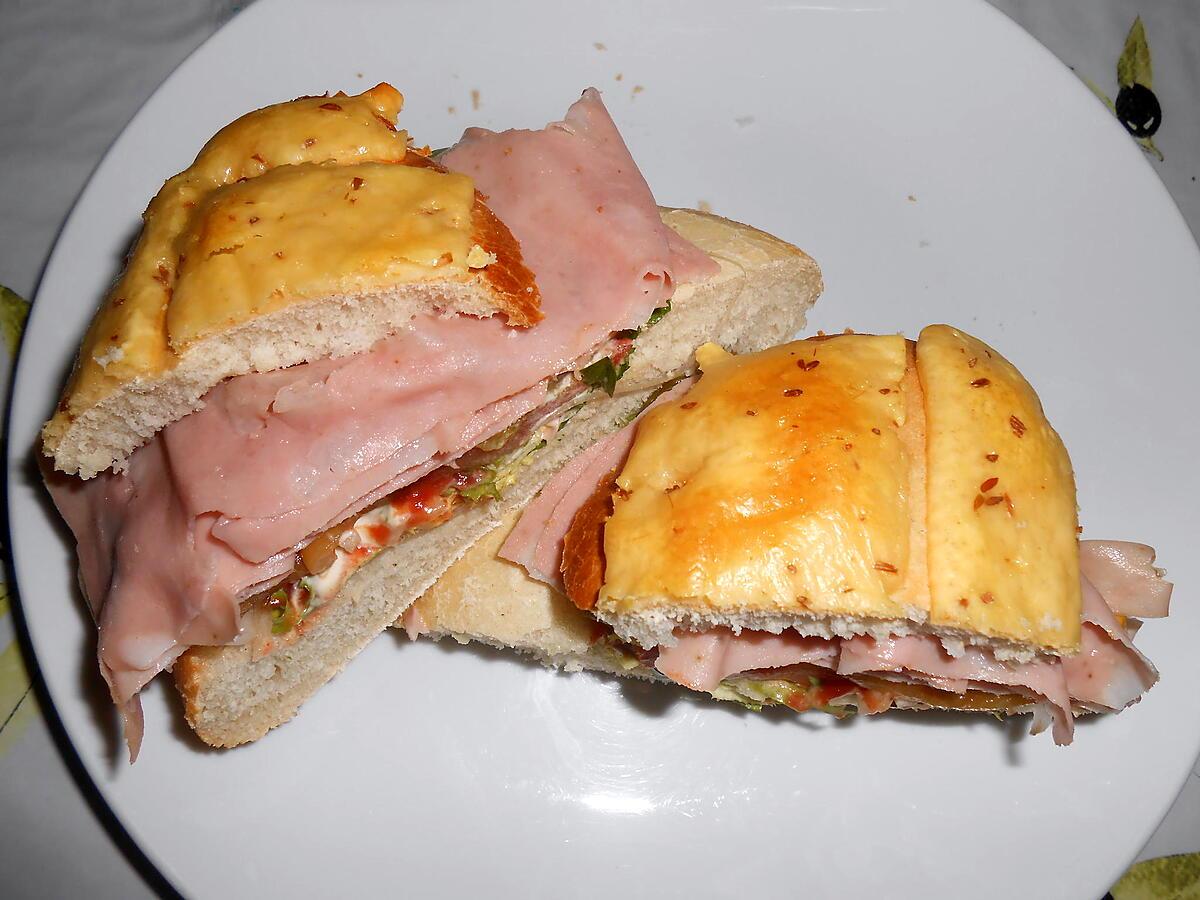 recette MES PETITS PAINS SANDWICH