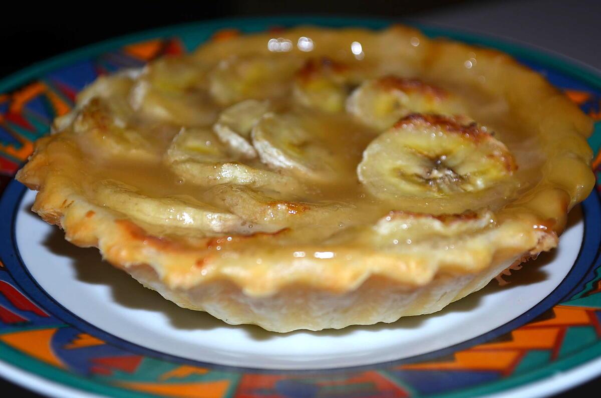 recette TARTELETTES A LA BANANE ET AU CARAMEL BEURRE SALé