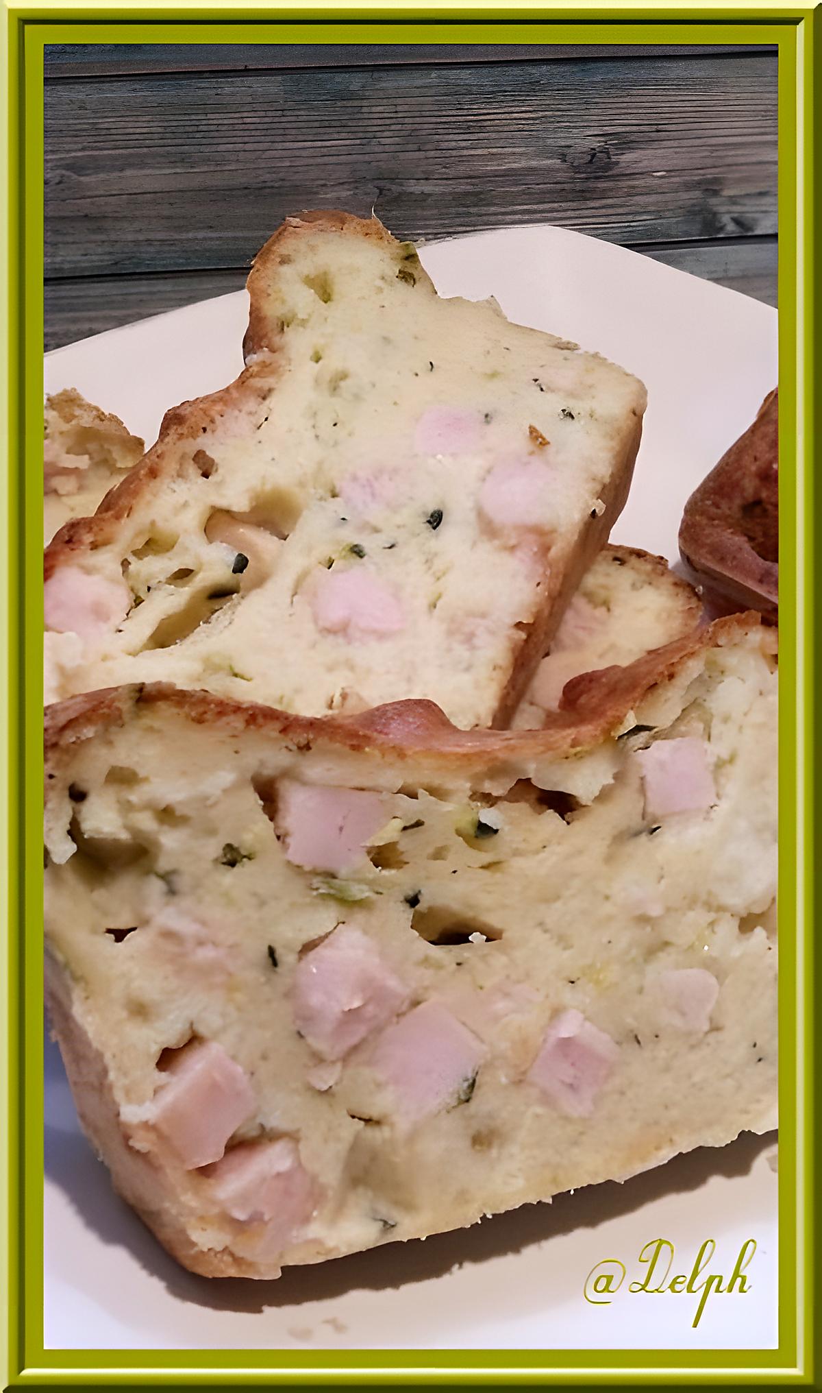 recette Cake jambon - courgette