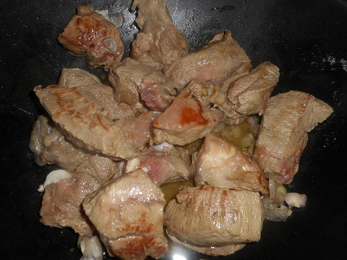 recette Sauté de veau au poireaux