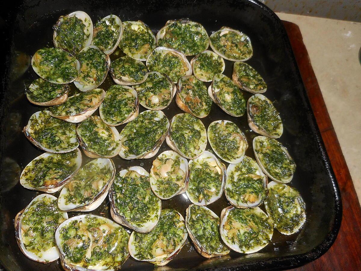 recette Palourdes farcies au beurre d escargot