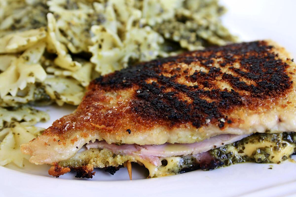 recette Cordon bleu au pesto