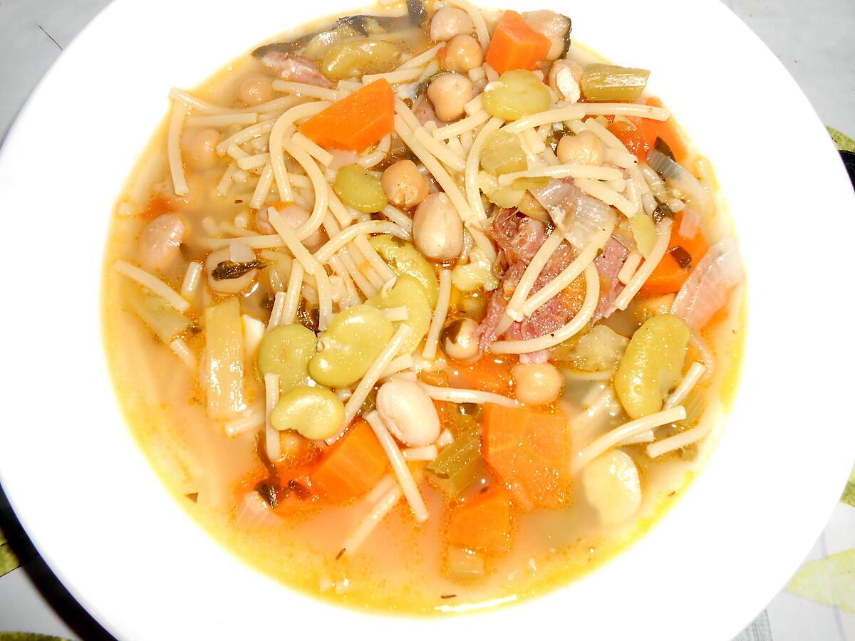 recette MINESTRONE ALLA SARDA