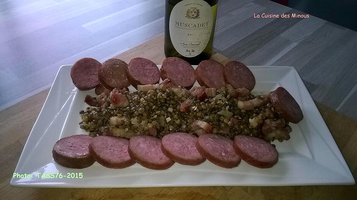 recette Saucisse de Morteau aux Lentilles vertes du Puy