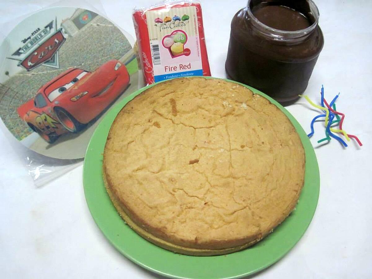 recette Gâteau anniversaire rapide sans cuisson.nustella.