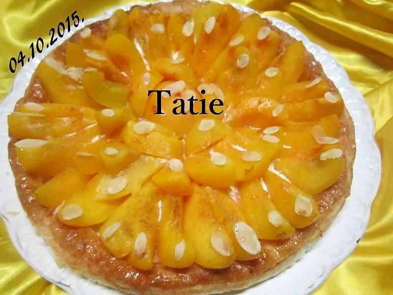 recette Tarte aux pêches abricots.