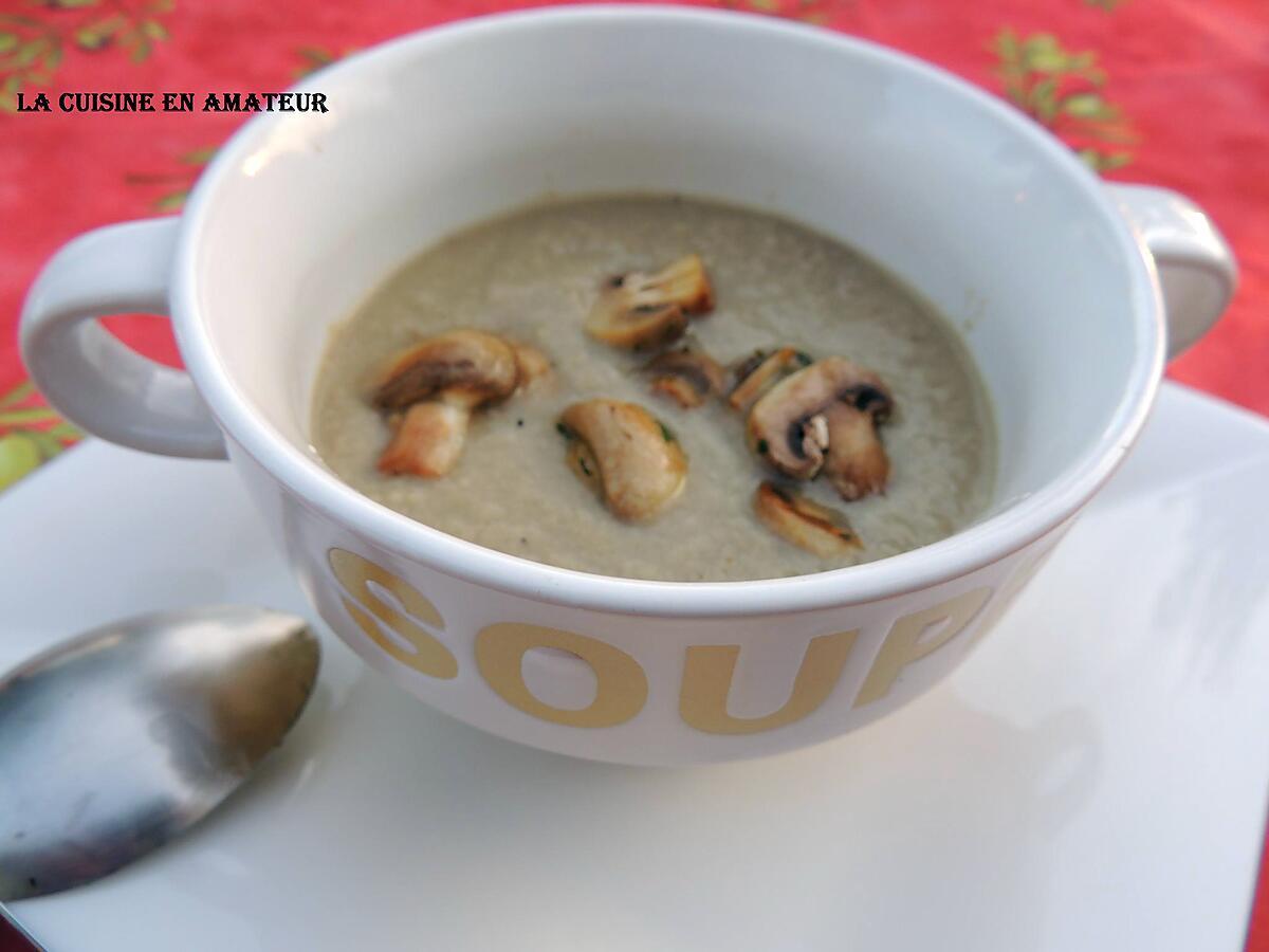 recette Velouté de champignons