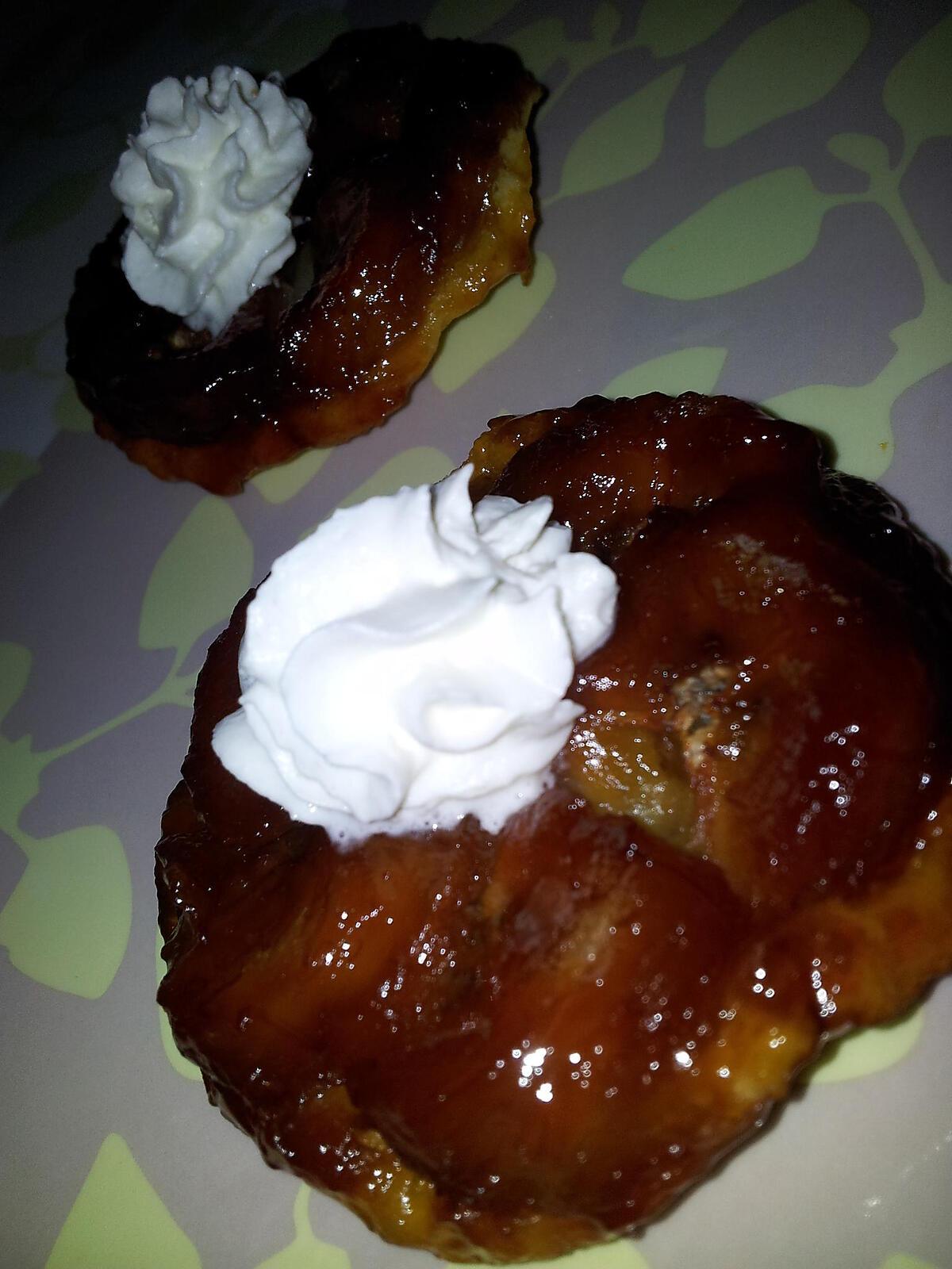 recette Tartelettes tatin au bananes *Recette minute*