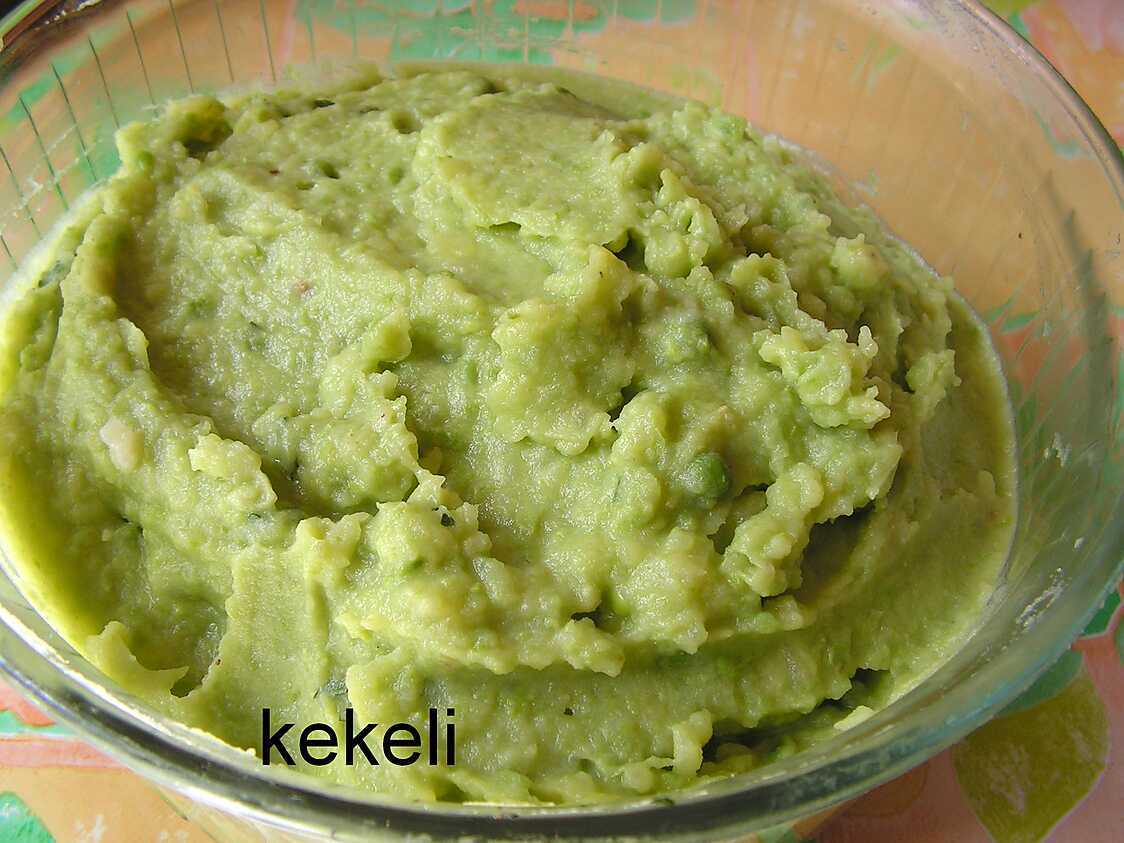 Recette de Purée aux petits pois