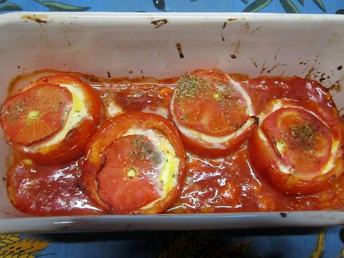 recette Tomates farcies aux œufs.